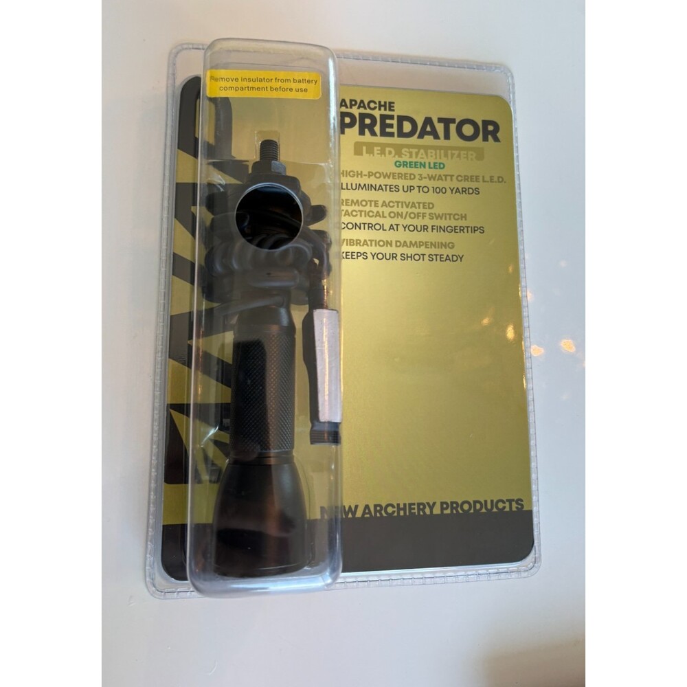 NAP Apache Predator Hog Hunting Stabilizer Green LED Light with Pressure Switch